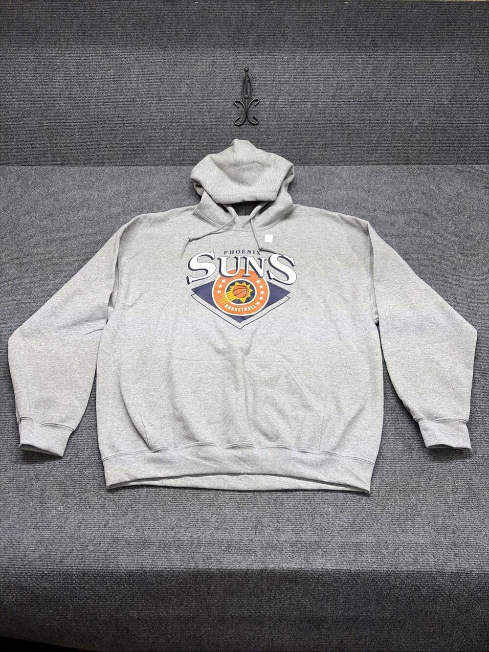 NBA Phoenix Suns Gray Hooded Sweatshirt Mens Size XL Brand New
